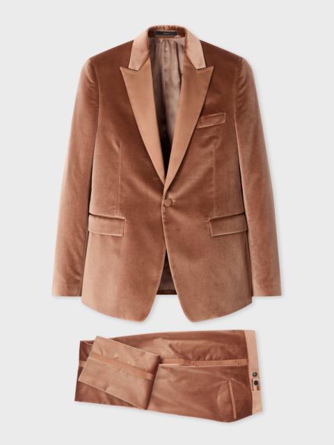 Paul Smith Dusty Brown Velvet Evening Suit