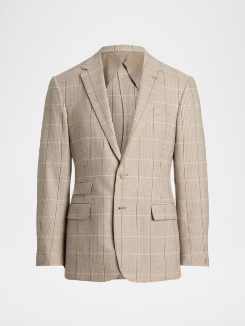 Ralph Lauren Men's Kent Wool, Silk, and Cashmere Check Sport Coat