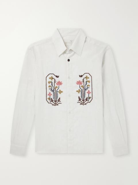 KARDO Luis Embroidered Cotton Shirt