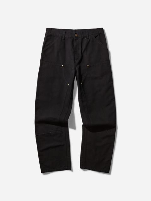 Double Knee Pants Black (Rinsed)