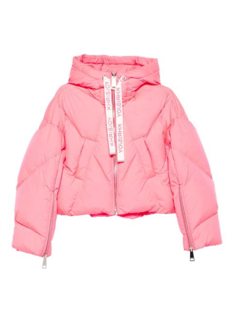 Khrisjoy hooded quilted jacket