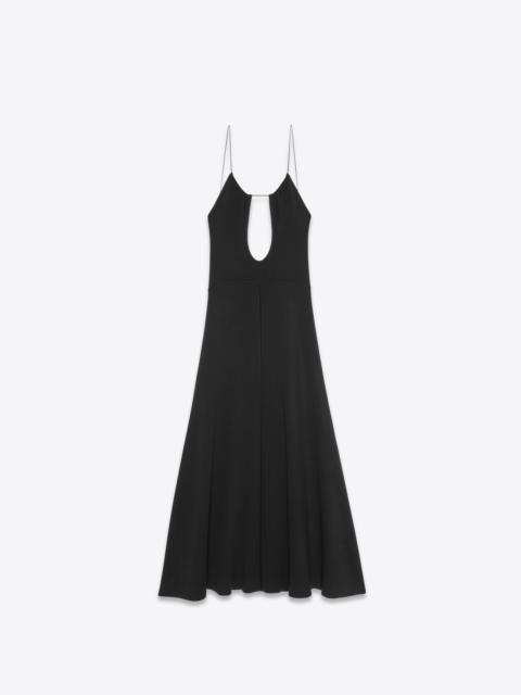 SAINT LAURENT long dress in wool