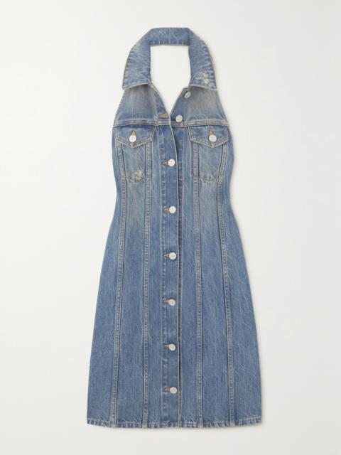 Givenchy Denim Halterneck Dress