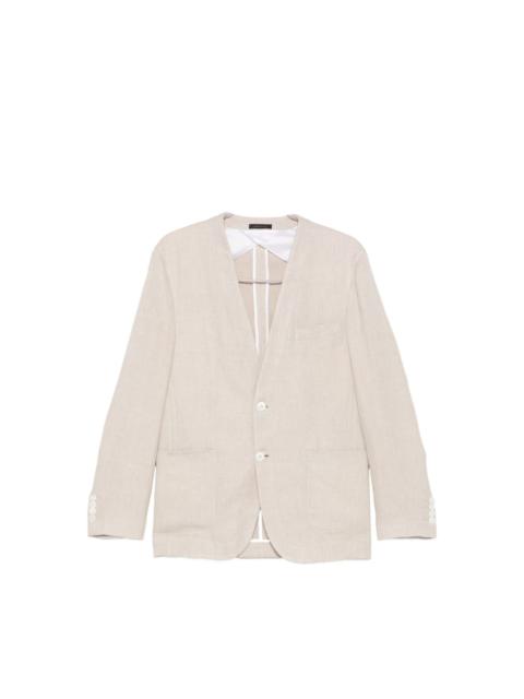 Brioni Linen and silk blend Jardigan