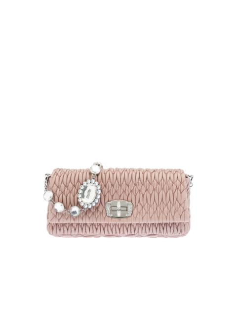Miu Miu Miu Crystal Leather Bag
