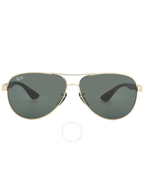 Ray-Ban Ray Ban Scuderia Ferrari Dark Green Pilot Men's Sunglasses RB8331M F00871 61