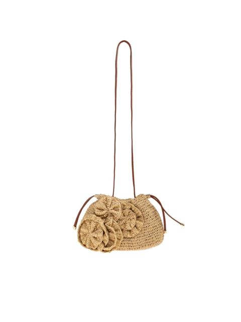 ULLA JOHNSON flower-embellished cross body bag