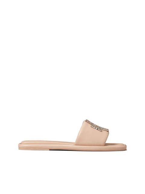 TORY BURCH Double T Deco Sport slides