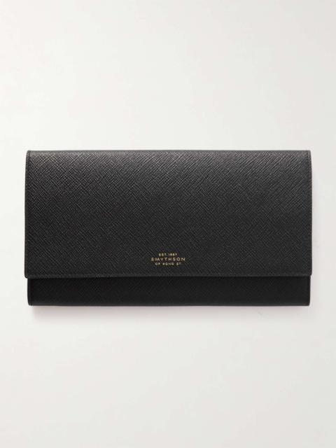 Smythson Marshall textured-leather travel wallet