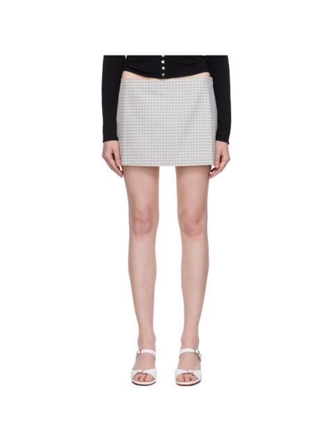 SANDY LIANG Blue Juice Miniskirt