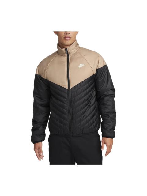 Nike Nike Sportswear Windrunner Therma-FIT Midweight Puffer Jacket 'Tan Black' FB8196-011