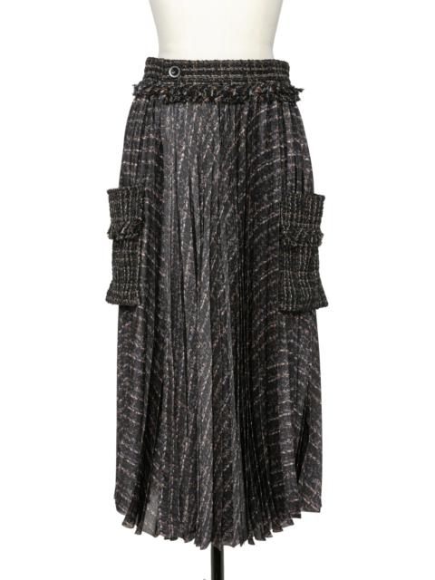 sacai Tweed Skirt