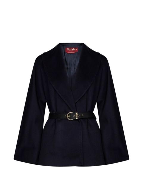Max Mara belted virgin-wool coat