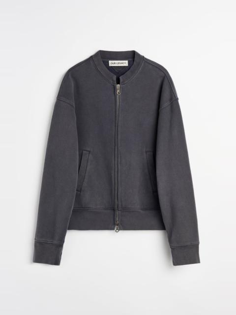 Our Legacy Rift Zip Sweatshirt Relic Plum Star Fleece