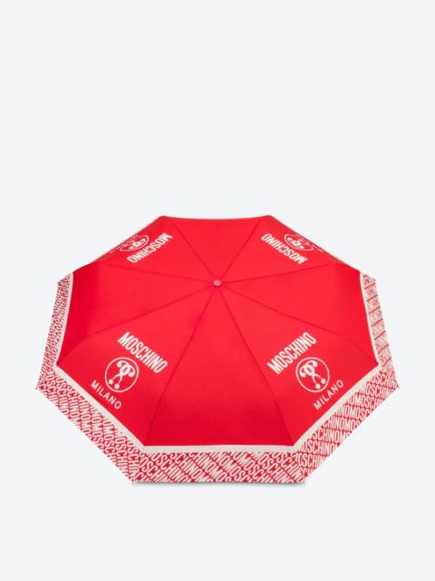 Moschino DOUBLE QUESTION MARK OPENCLOSE UMBRELLA