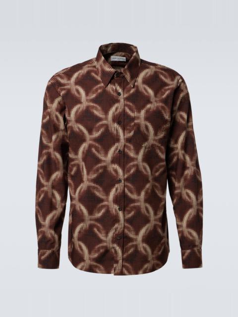 Printed cotton shirt