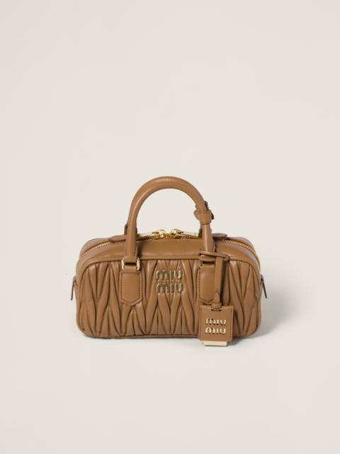 Miu Miu Arcadie matelassé nappa leather bag
