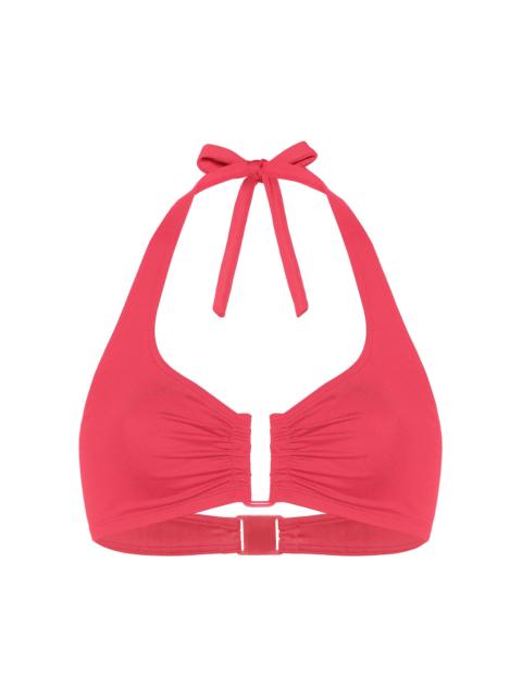 ERES Women's Dedicace Ruched Halter Bikini Top - Corail