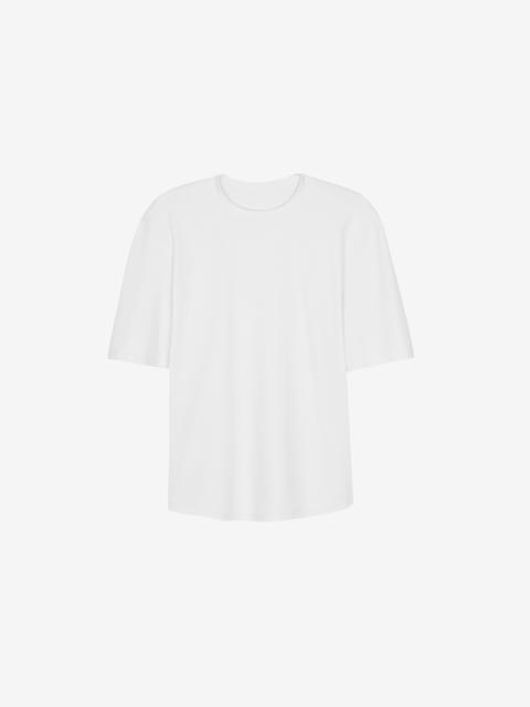 The Frankie Shop Laval Sculpted Sleeve T-Shirt - White