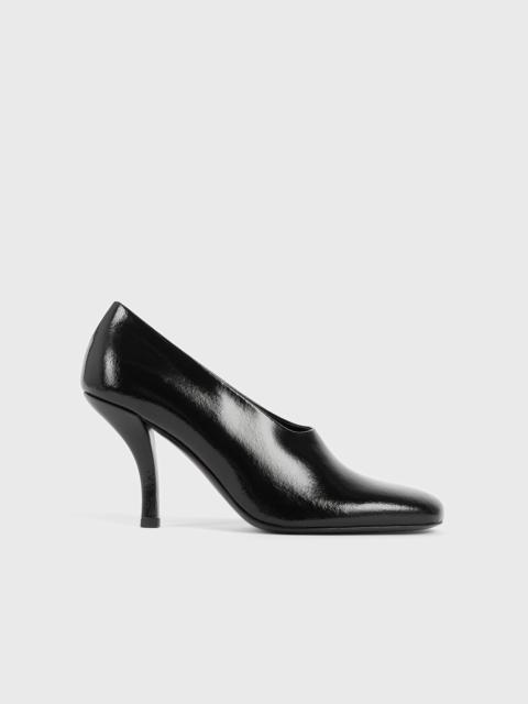 TOTEME Contour naplack pumps black