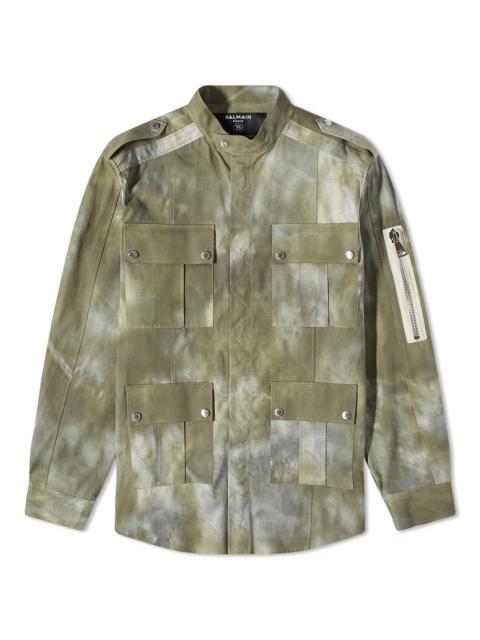 Balmain Balmain Saharan Tie Dye Twill Jacket