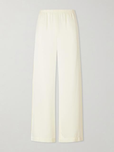 Theory Satin Wide-leg Pants