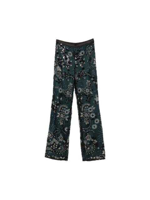 EMPORIO ARMANI Embroidered trousers