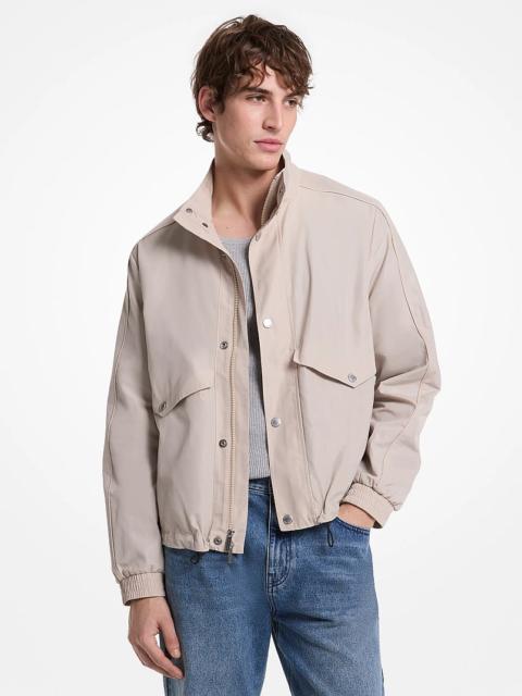 MICHAEL KORS Water-Resistant Windbreaker Jacket