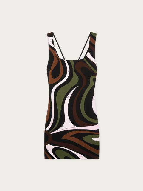 PUCCI MARMO PRINT JERSEY MINI DRESS