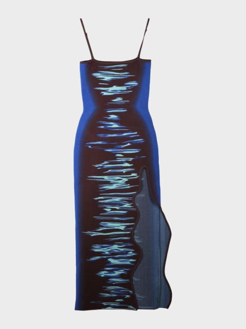 PH5 Iris Wavy Side-Slit Midi Dress