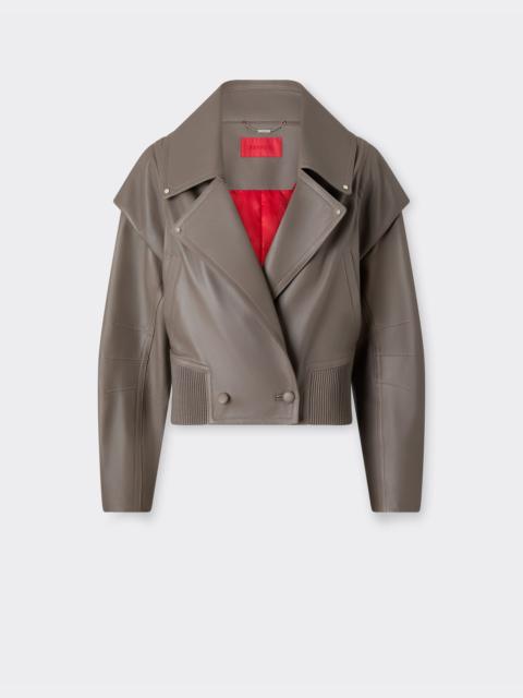 Ferrari Rubberized nappa leather blouson