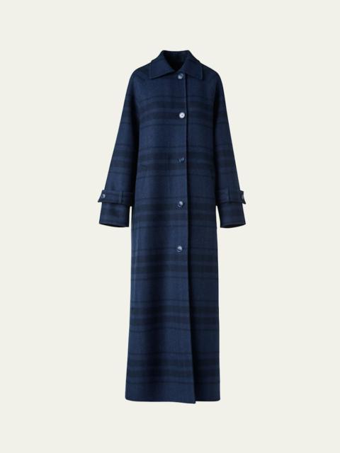 AKRIS Estelle Double-Face Wool Maxi Coat