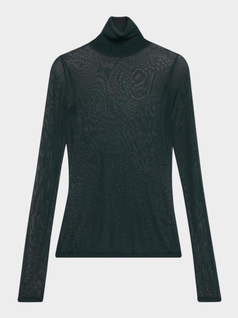 Zimmermann Fine-Knit High-Neck Top