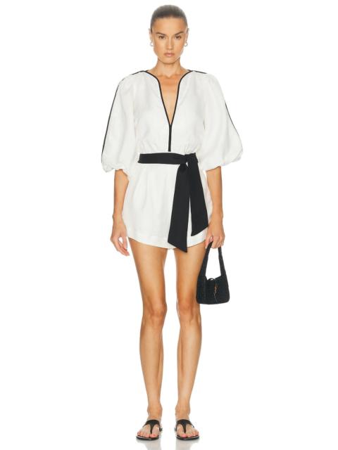 ADRIANA DEGREAS Bicolor Playsuit