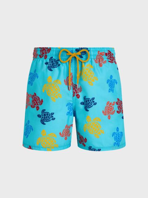 Vilebrequin MEN SWIM TRUNKS RONDE DES TORTUES TRICOT - VILEBREQUIN X FALKE
