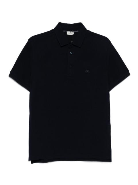 Etro logo-embroidered polo shirt