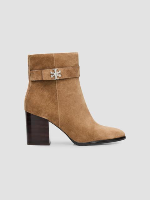 TORY BURCH Women's Turnlock 70MM Suede Ankle Boots - River Rock
