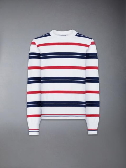 Thom Browne REPP STRIPE RWB PULLOVER
