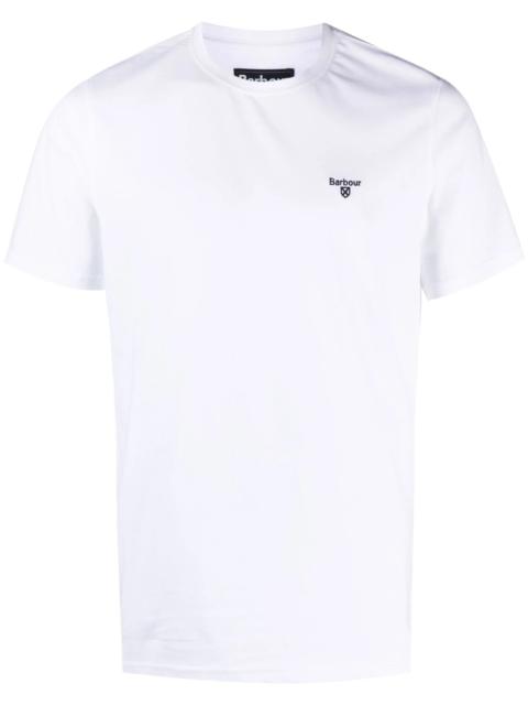 Barbour Barbour Embroidered-logo Cotton T-shirt