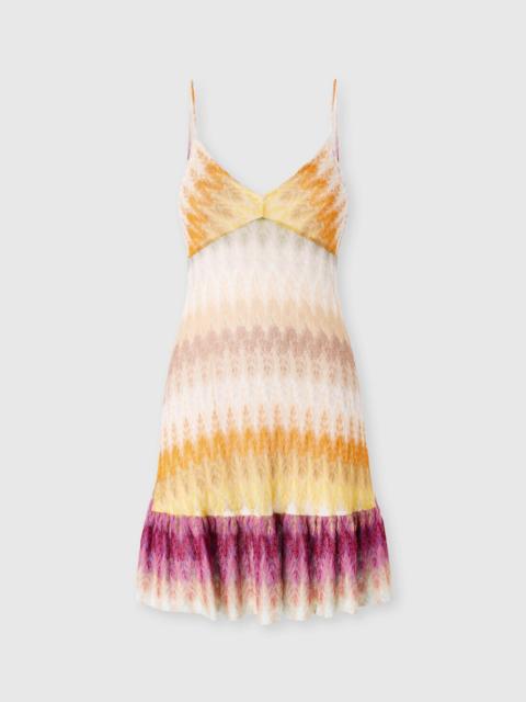 Missoni Mini dress in viscose with lace motif
