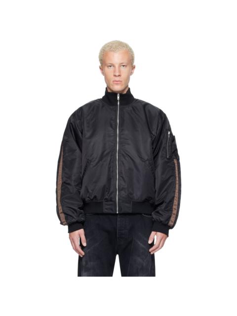 AlLEXANDER DIGENOVA Black RL Bomber Jacket