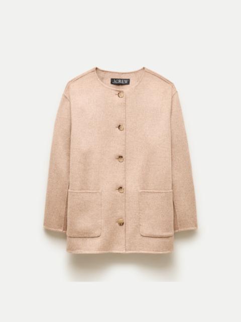 J.CREW Bianca coat in drapey wool blend