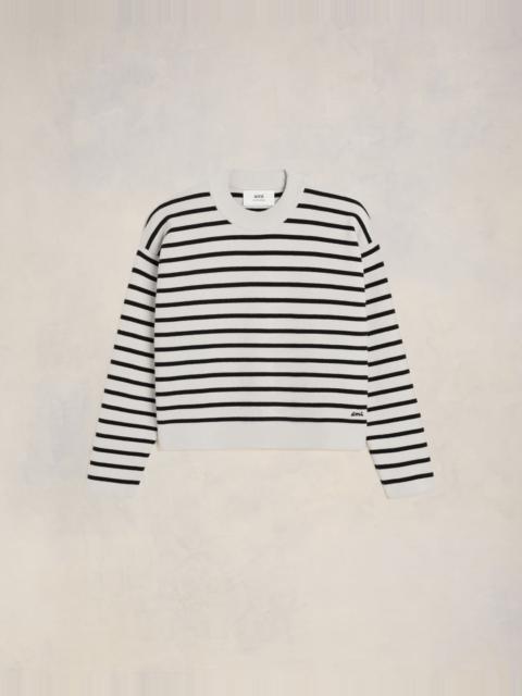 AMI Paris AMI EMBROIDERY SAILOR CREWNECK SWEATER
