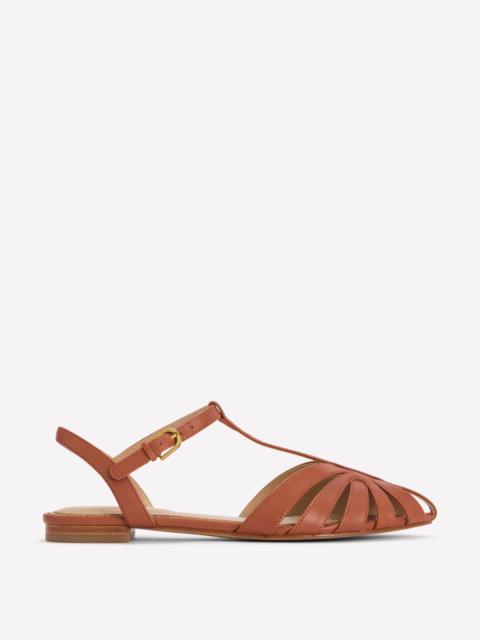 BODEN Caged Flat Sandal-Tan