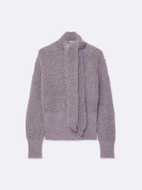 ALLSAINTS ETTY BOW-DETAIL KNITTED SWEATER