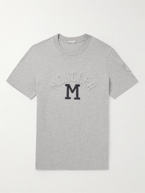 Moncler Logo-Appliquéd Cotton-Jersey T-Shirt
