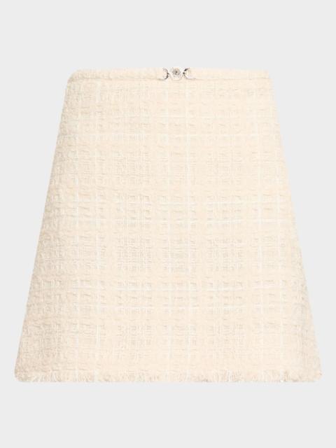 VERSACE Tweed Medusa '95 Mini Skirt