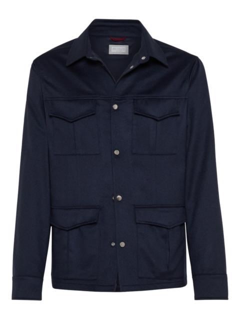 Brunello Cucinelli cashmere shirt jacket