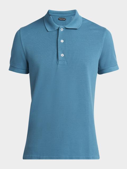 Men's Lyocell Pique Polo Shirt