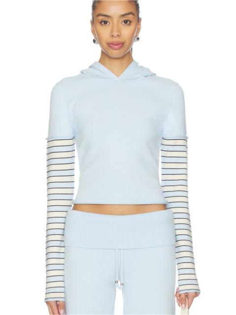 Frankies Bikinis Marina Cloud Knit Hoodie